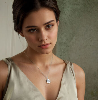 Sterling Silver Pebble Locket Necklace, 2 of 9