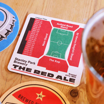 Liverpool Beer Mats, Nine Double Sided Mats, 18 Designs Total, Football Fan Gift, 10 of 12