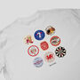 Man United Beer Mats Oversized T Shirt, thumbnail 3 of 10