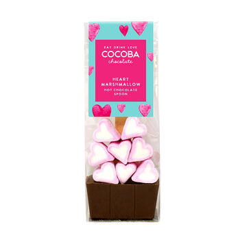 Milk Hot Chocolate Spoon With Heart Marshmallows, 4 of 4