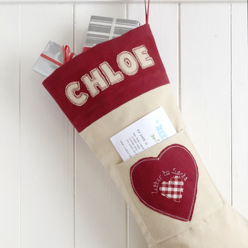 Personalised Letter To Santa Christmas Stocking, 3 of 12