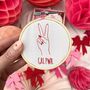 Girl Power Mini Embroidery Hoop Shelf Decor, thumbnail 6 of 6