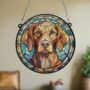 Vizsla Stained Glass Effect Suncatcher, thumbnail 6 of 6