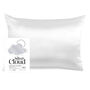 Silver Cloud Satin Pillowcase Infused With Silver Ions, thumbnail 1 of 8