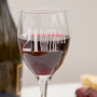 Personalised Birthday Age And Name Wine Glass, thumbnail 1 of 4