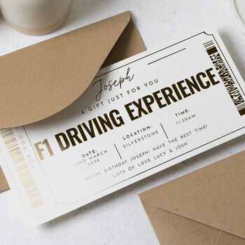 Personalised F1 Driving Experience Gift Voucher, 5 of 9