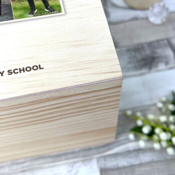 Personalised 'Class Of 24' School Leavers Photo Memory Box, 7 of 10