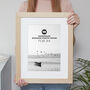Handmade Black Wooden Picture Frame With Mount For A4, thumbnail 8 of 8