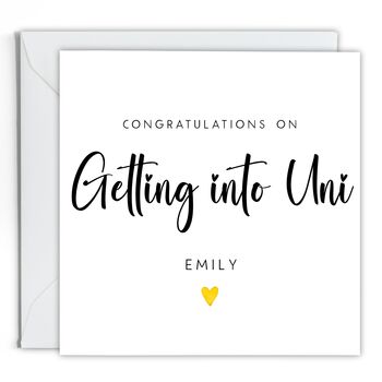 Congratulations On Getting Into Uni Card, 2 of 2