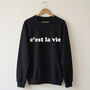 Ladies 'C'est La Vie' Sweatshirt, thumbnail 2 of 3