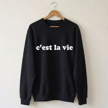 Ladies 'C'est La Vie' Sweatshirt, 2 of 3