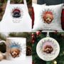 Personalised Christmas Poodle Break Through, thumbnail 1 of 10