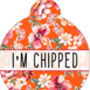 Sweet Marmalade Blossom Custom ID Dog Tag, thumbnail 3 of 4