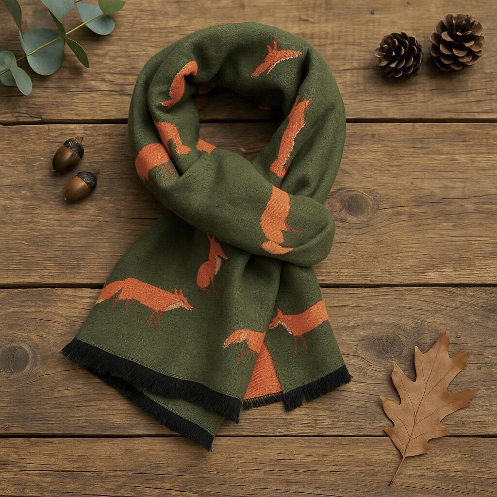 Winter Fox Scarf, 1 of 5