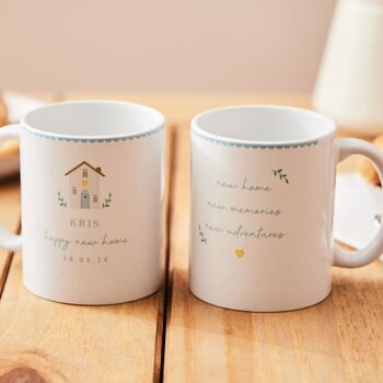 Personalised Happy New Home Mug Set, 3 of 4