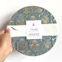 Floral Print Heat Resistant Trivet: Indian Inspired Kitchen Decor, thumbnail 1 of 12