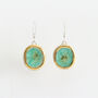 Emerald Reef Oval Drop Earrings, thumbnail 1 of 5