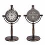 Personalised 19th Anniversary Bronze Desk Clock, thumbnail 1 of 10