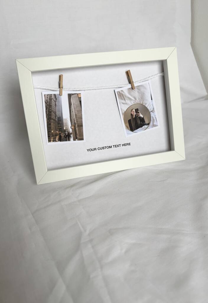 13x18cm Personalised Photo Frame Add Your Custom Image/Text, 1 of 7