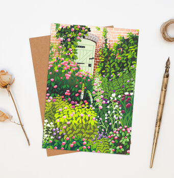 Rose Cottage Garden Art Card, 2 of 3