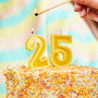 Beeswax Birthday Number Candles, thumbnail 1 of 5
