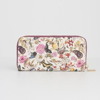 Floral Engravings Large Zip Purse, 3 of 5