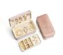 Monaco D’or Gold Rose Velvet Ombré Travel Jewellery Box Large, thumbnail 1 of 7