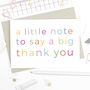 Little Note Thank You Card, thumbnail 2 of 3