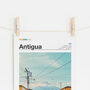 Personalised Minimalist Travel Poster | Antigua Volcano, thumbnail 2 of 6