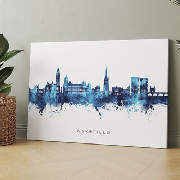 Wakefield Skyline Cityscape Art Print, 7 of 12