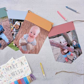 Children's Birthday Photo Bunting Decoration, 3 of 8