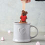 Valentine's Day Teddy Hot Chocolate Spoon, thumbnail 3 of 3