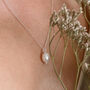 Silver Pearl Pendant Necklace, thumbnail 1 of 4