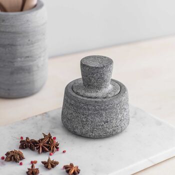 Raw Granite Pestle And Mortar, 2 of 3