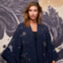 Cosmos Embroidered Short Kimono, thumbnail 2 of 7