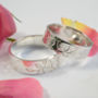 Oak Leaf Wedding Bands, In Eco Silver, thumbnail 4 of 12