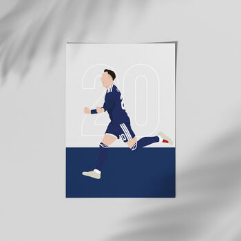 Lawrence Shankland Scotland Football Print, 3 of 4