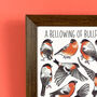 Bullfinches Watercolour Art Print, thumbnail 8 of 8