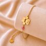 Personalised Dog Paw Print Bracelet With Birthstone, thumbnail 2 of 10