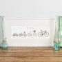 Personalised Family Bicycle Print, thumbnail 6 of 6