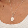 Engraved Sterling Silver Scorpio Zodiac Necklace, thumbnail 3 of 9