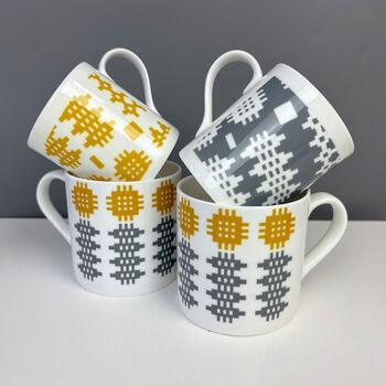 Welsh Blanket Print China Mug, 4 of 12