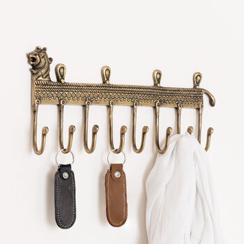 Elegant And Versatile Lion Themed Key And Jewellery Hanger, 4 of 8