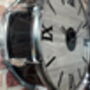 Large 15'' Drum Clock Black Sides, thumbnail 3 of 5