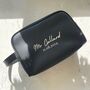 Personalised Mrs Bride Wedding Makeup Cosmetic Bag, thumbnail 2 of 5