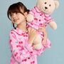 Ma Cherie Girls Pyjama Set With Matching Teddy Bear, thumbnail 1 of 3
