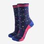 Women's Bamboo Socks Gift Box Festive Decorations, thumbnail 4 of 4