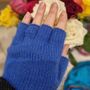 Women's Cashmere Fingerless Gloves, thumbnail 3 of 11