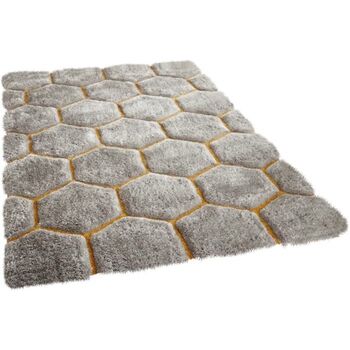 Noble House Area Rug Hand Tufted Rectangle Grey, 5 of 5