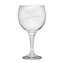 Personalised Mum You Deserve This Gin Balloon Glass, thumbnail 4 of 4